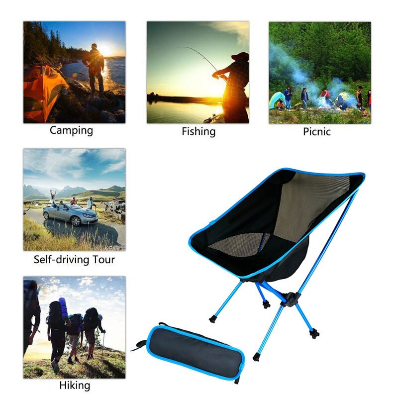 Ultralight Folding Chair in 4 colours